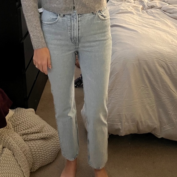 Abercrombie & Fitch Denim - Abercrombie Ultra High Rise Ankle Straight Jeans
